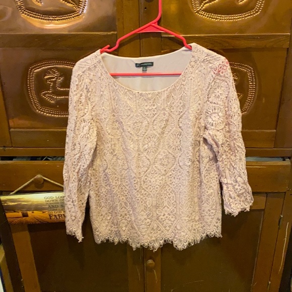 Light Pink Lace Top - Picture 3 of 8